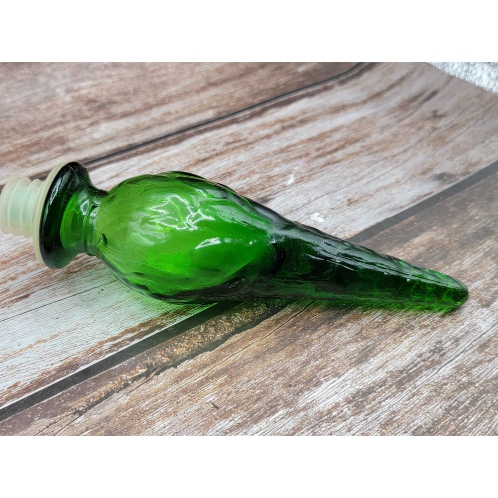 Vintage green empoli bottle stopper